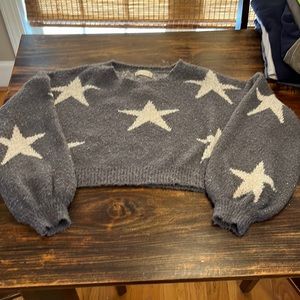 Altar’d State Cropped Star Sweater